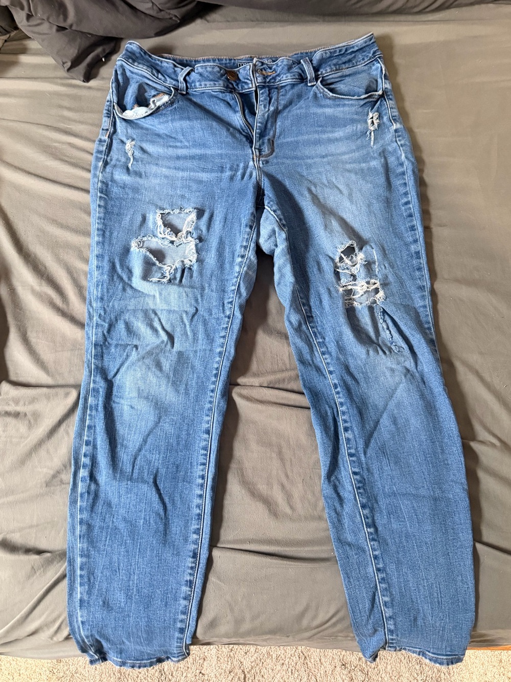 Maurice’s Distressed High Rise Jeans